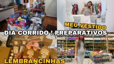 COMPRAS PARA O CHÁ REVELAÇÃO |ESCOLHI MINHA ROUPA | LEMBRANCINHAS CHEGOU 😍