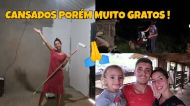 A OBRA NÃO PARA ! *CONCILIANDO A ROTINA NA ROÇA COM A OBRA!*