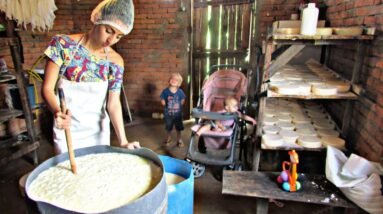 COMO FAZER  QUEIJO,COM AS CRIANÇAS ❤ Pratinha - MG