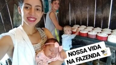 FAZENDO QUEIJO JUNTO COM AS CRIANÇAS