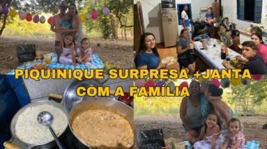 PIQUENIQUE SURPRESA DE ANIVERSÁRIO PRO JOÃO! *e ele se emocionou *