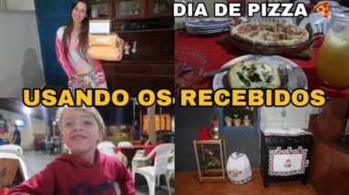 RECEBIDOS DO MÊS DECOREI MINHA COZINHA + FOMOS NA PIZZARIA