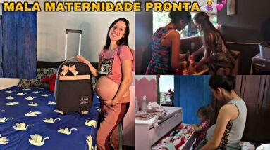 ARRUMANDO A MALA MATERNIDADE DA BEBÊ *morando na roça* 3º GRAVIDEZ