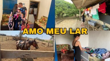 DIA DE LAVAR A ROUPA DA FAMÍLIA | FOMOS NA CIDADE COMER LANCHE