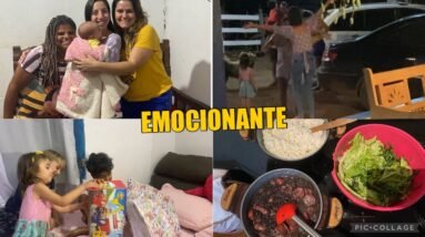 OXE MENINA E FAMILIA CHICLETINHO CHEGARAM EM MINHA CASA *nosso encontro foi emocionante *