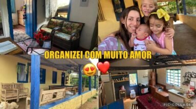 PREPARANDO  A CASA PARA RECEBER A OXE MENINA E A FAMÍLIA CHICLETINHO