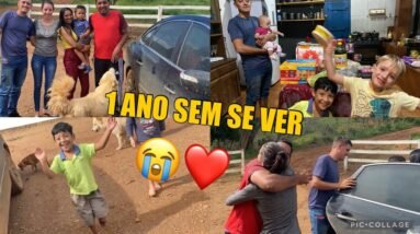 MUITA EMOÇÃO E ALEGRIA ! MEU IRMÃO E SUA FAMÍLIA CHEGOU NA ROÇA #fériasnaroça Ep01