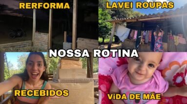 ROTINA DE DONA DE CASA/RECEBIDOS / DESTRUÍRAM O JARDIM DO SÍTIO / DIÁRIO DA OBRA