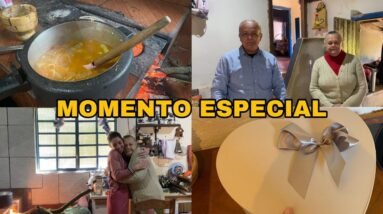 RECEBEMOS INSCRITOS NA ROÇA! FIZ UMA SOPA NO FOGÃO A LENHA