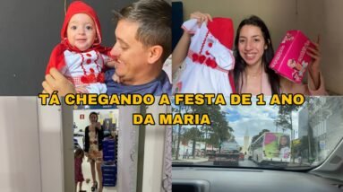 COMEÇOU OS PREPARATIVOS PRA FESTA DE 1 ANO DA MARIA ALICE ! *faxina na casa , buscando o vestido *