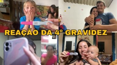 REAÇÃO DA FAMÍLIA E AMIGOS AO SABER DA 4º GRAVIDEZ