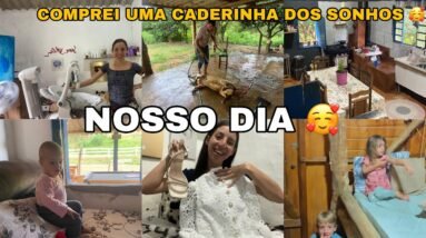 VLOG: MARQUEI O CHÁ REVELAÇÃO💖💙COMPREI UMA CADEIRINHA PRO BEBÊ | LOOK QUE VOU USAR NO CHÁ