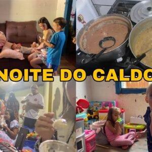 ROTINA DE SEGUNDA + NOITE DO CALDO EM FAMÍLIA