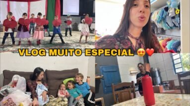 FUI COMPRAR ROUPAS DE FRIO PRAS 4 CRIANÇAS | APRESENTAÇÃO DA ESCOLA DO DIA DAS MÃES 😍❤️