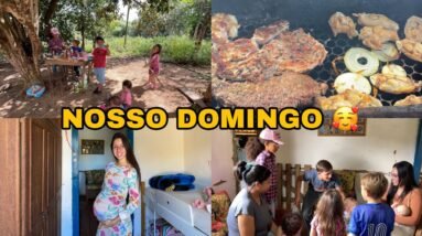 CASA CHEIA DE VISITAS | FIZEMOS UM CHURRASCO | COMPLETEI 37 SEMANAS DE GESTAÇÃO 🥰