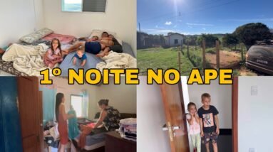 ÚLTIMO DIA NA FAZENDA | DORMIMOS NO APARTAMENTO | CRIANÇAS CONHECENDO O APE