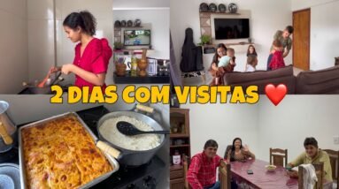 RECEBEMOS VISITAS NO APARTAMENTO! A IARA FEZ NOSSO ALMOÇO ❤️