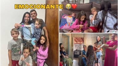 REAÇÃO DAS CRIANÇAS E FAMÍLIA COM A 5º GRAVIDEZ 🤰