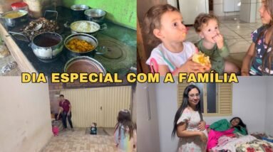 FOMOS ALMOÇAR NA CASA DA MINHA CUNHADA+ CHURRASCO NA CASA DO NENÉM E ANA CECÍLIA