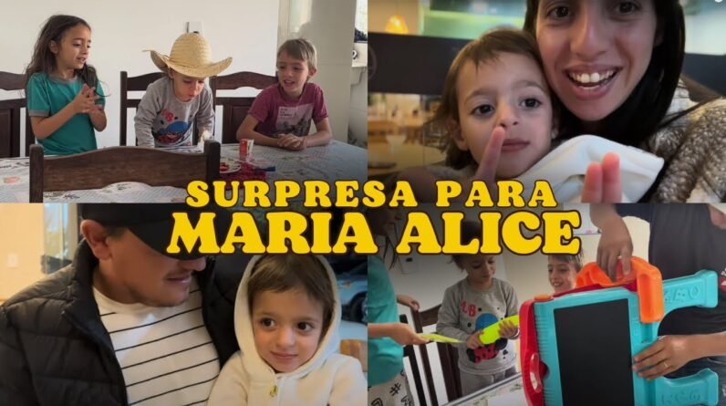 FIZEMOS UMA SURPRESA DE ANIVERSÁRIO PRA MARIA *3 aninhos *