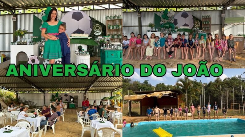 VLOG A MAIOR FESTA DE ANIVERSÁRIO QUE EU JÁ FIZ !  *9 ANOS DO CRAQUE JOÃO LUCAS*