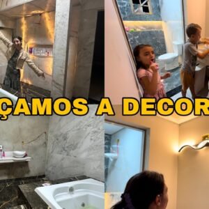 VEJA COMO ESTA FICANDO NOSSO BANHEIRO DE LUXO DO CASARÃO DO SÍTIO 😍