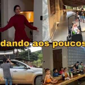 ESTAMOS MUDANDO AOS POUCOS PRO SÍTIO 🥳 nosso dia com visitas ❤️