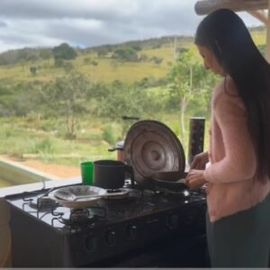 PREPARANDO O CAFÉ DA MANHÃ ENTRE AS MONTANHAS PRAS CRIANÇAS + PESCARIA NA CAVERNA